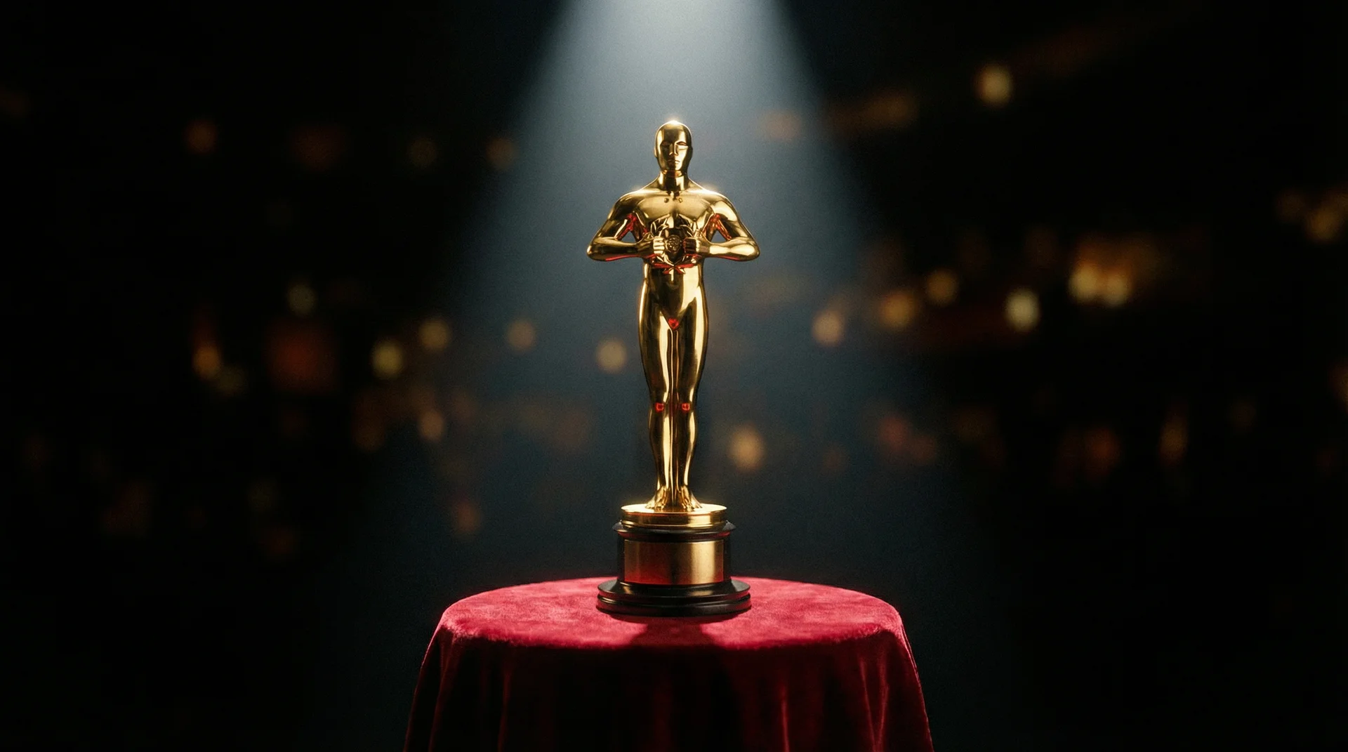 51视频 获奖影片荣誉展示，金色奖杯在聚光灯下熠熠生辉