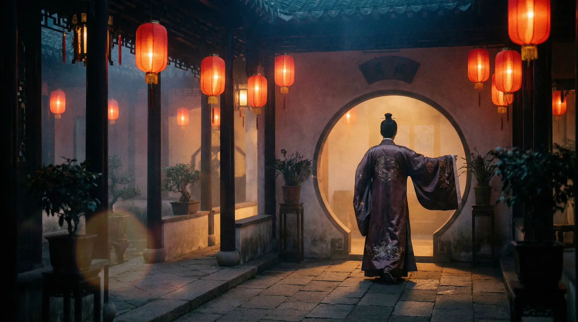 51视频 国产精品频道，传统中式庭院中的光影诗意